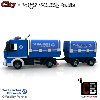 Custom THW Model instruction - LKW Short with Plane