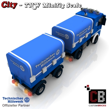 Custom THW Model instruction - LKW Short with Plane