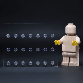 RiddaInlay for IKEA VÄSTANHED frame 20 x 25 Showcase for LEGO® series Space for 21 figures