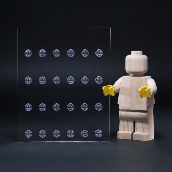 RiddaInlay for IKEA VÄSTANHED frame 20 x 25 Showcase for LEGO® series Space for 24 figures
