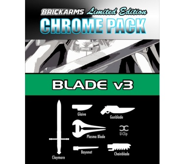 Custom Brickarms Custom Crome Set Blade v3 7 teilig