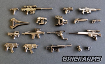BrickArms Chrome Pack Sci-Fi-Apoc Weapons Pack