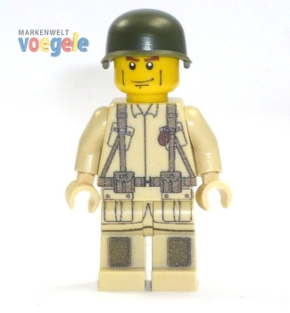 Custom Figure CustomBricks U.S. U.S. Airborne Soldier  made of LEGO bricks