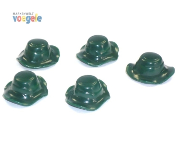 Minifig.cat Custom WWII soldiers Boonie Hat 5 peaces in dark green for LEGO® figures