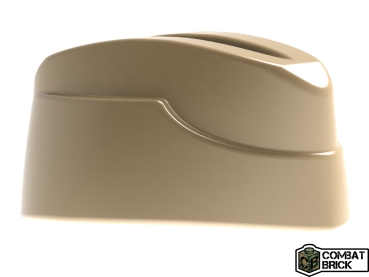 Combat Brick soldiers WW2 Sidecap 5 peaces in drak tan for LEGO® figures