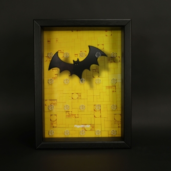 FiguCrate Click System Display case for LEGO® series 20 Batman figures 71017 black