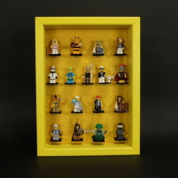 FiguCrate Click System Display case for LEGO® series 10 figures 71001 plus a place for Mr. Gold