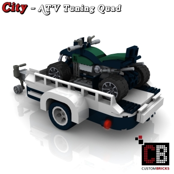 Custom instruction for Quad with trailer green for Mini 10242