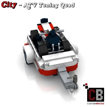 Custom instruction for Quad with trailer red for 10220