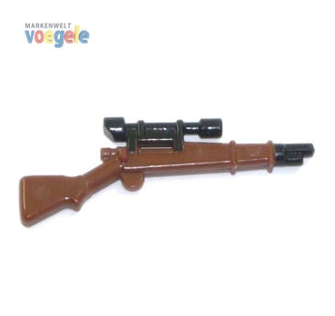 Custom Brick Forge gun brown schwarz for LEGO figures