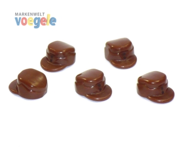5 Custom soldiers box cap for LEGO® figures brown