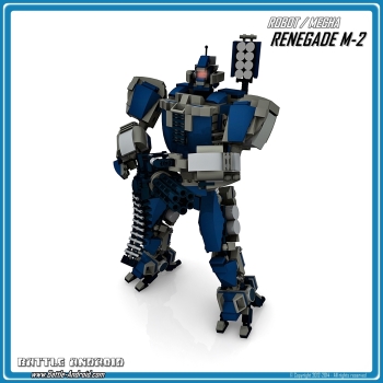 CUSTOM PDF Bauanleitung RENEGADE M2 blau grau für LEGO® Steinen