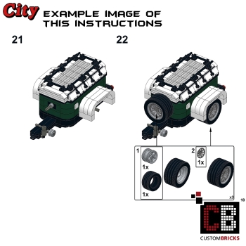Custom instruction for Luggage trailer for Mini 10242