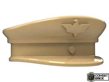 Combat Brick soldiers WW2 officer hat 5 peaces in dark tan for LEGO® figures