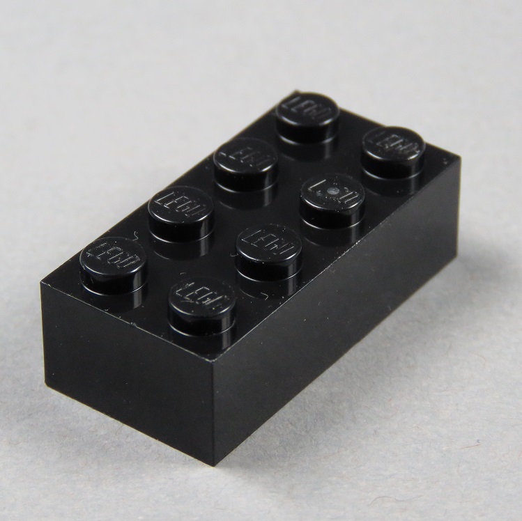 1693 Lego Stein Ecke 1x2x2 Schwarz 