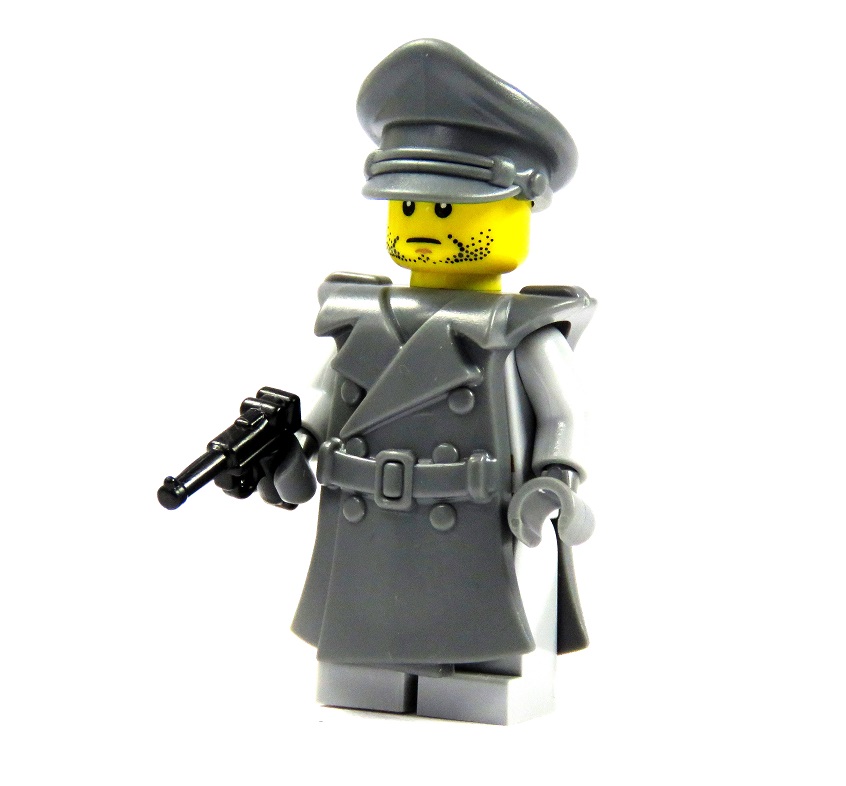 WW2 Offizier aus LEGO® Teilen grau - Markenwelt Voegele