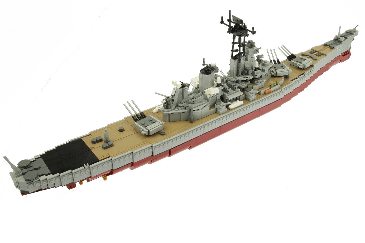 Xingbao Battleship USS Missouri. lego iowa battleship. 