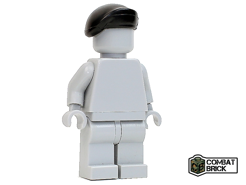 5 Custom Beret schwarz Barett für LEGO® Figuren Helm Soldat französiche Armee