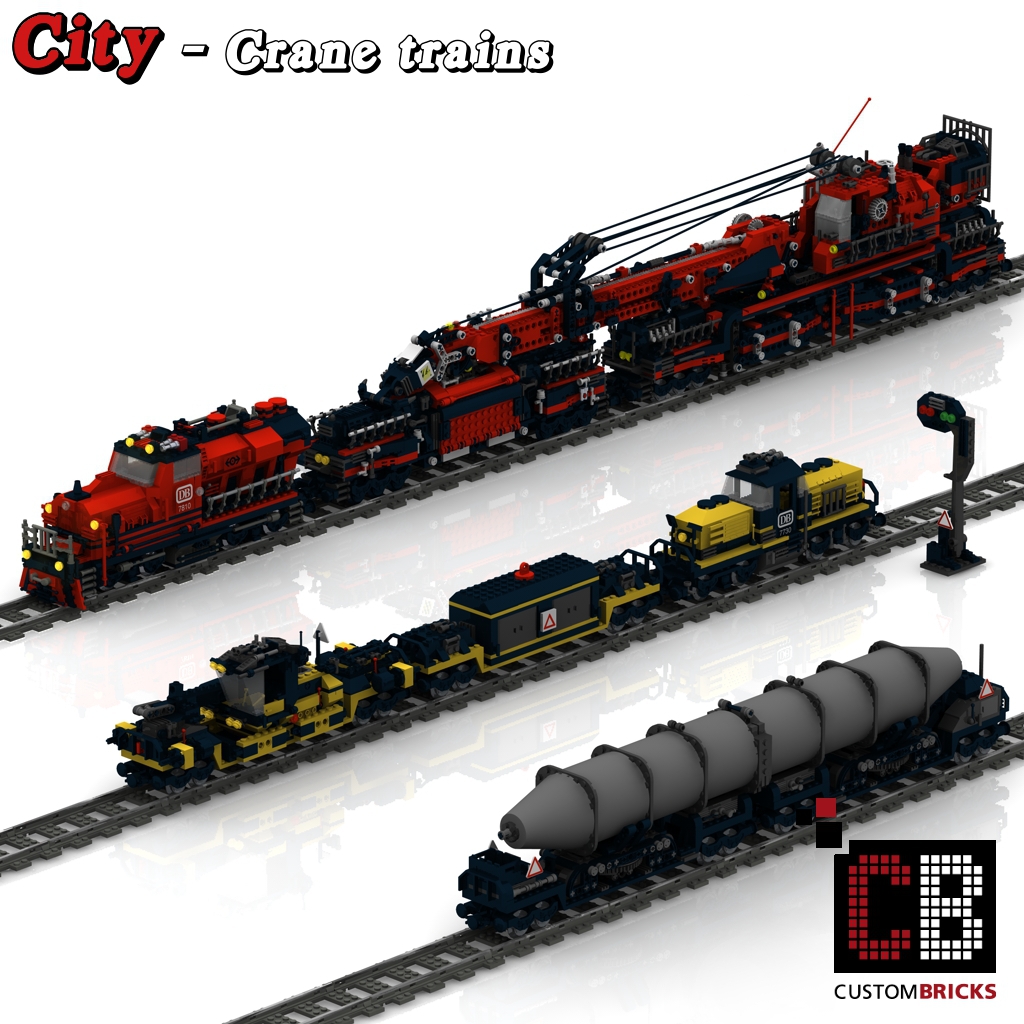 Custom 2 Züge mit Kranwagen - Markenwelt Voegele