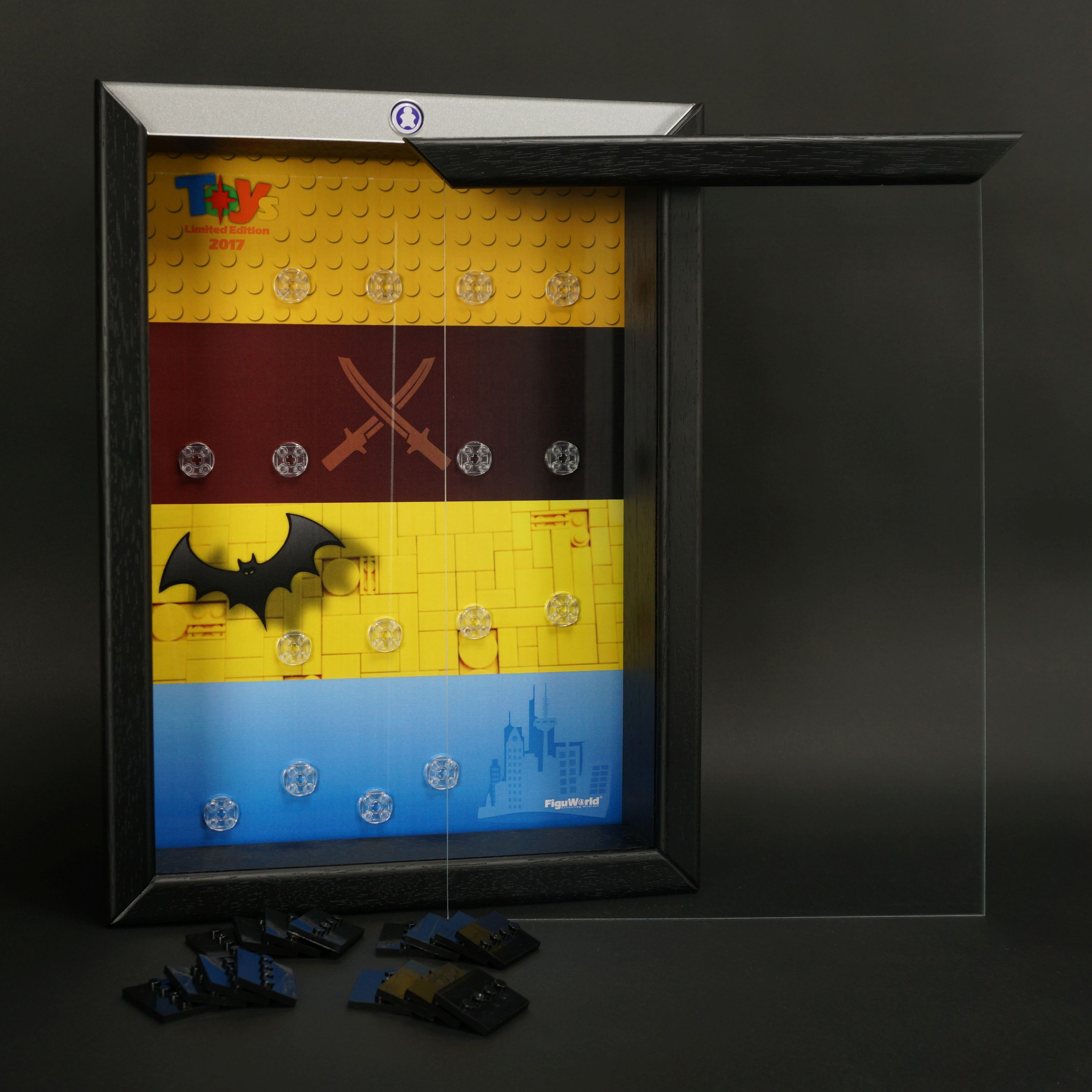 Figucrate Click System Display Case For Lego Series Figures Toys