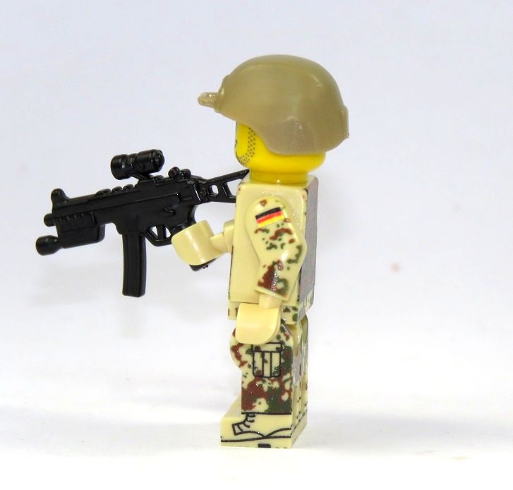 Soldat Figur Army aus LEGO Teilen mit Custom Teile Armee Waffe Airsoft-Spieler 7 