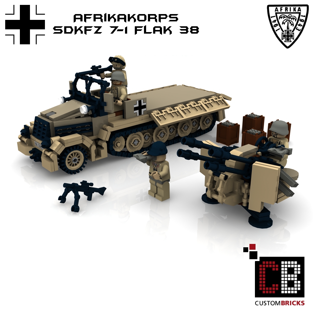 Custom Instruction For Afrikakorps Sdkfz 7 1 mm Flak 38 Flakvierling Markenwelt Voegele