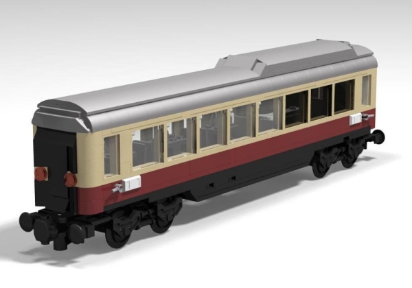 BlueBrixx Rheingold DB Buckelspeisewagen aus 514 Teilen 101344