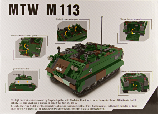 Bundeswehr MTW M113 aus 735 Teilen