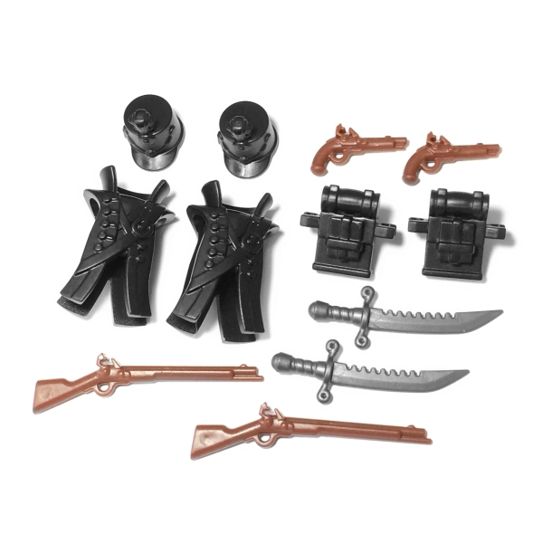 BrickWarriors 2.5 Rotröcke Zubehör Set