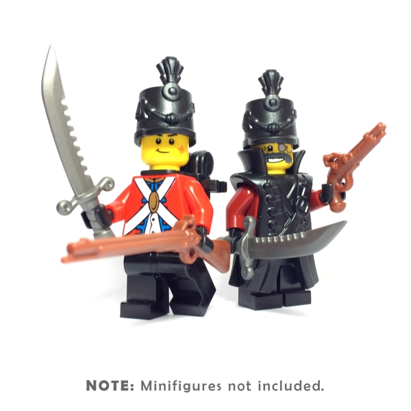 BrickWarriors 2.5 Rotröcke Zubehör Set