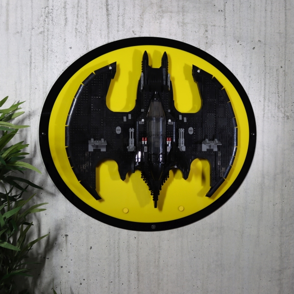 BatwingHolder® for yourkey chain from the LEGO Batwing 76161 version yellow