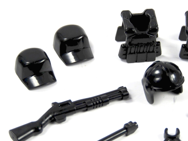 Scharfschützen Zubehör Set Waffen Mützen und Westen für LEGO Figuren 13 teilig