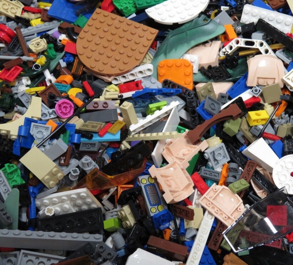 1 kg LEGO Steine ca. 600 Teile Neuware