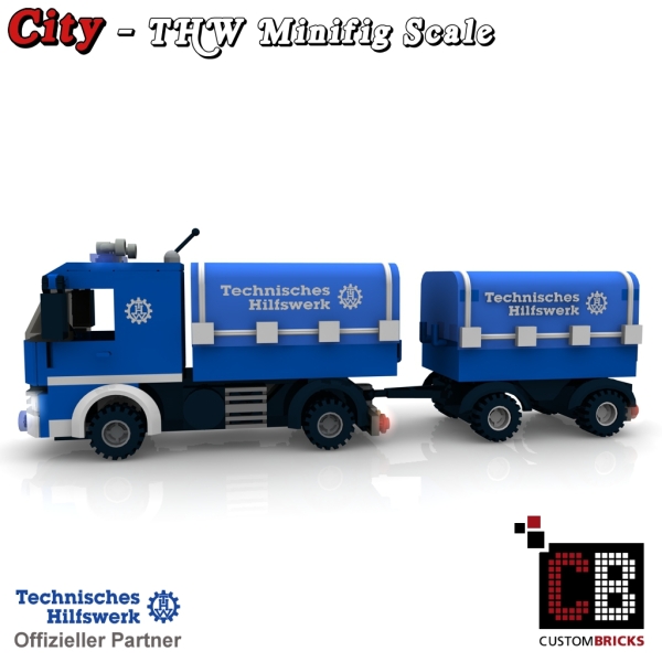 Custom THW Model instruction - LKW Short with Plane