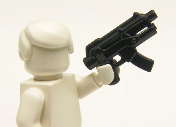 Brickarms Apoc SMG Gun black for LEGO figures