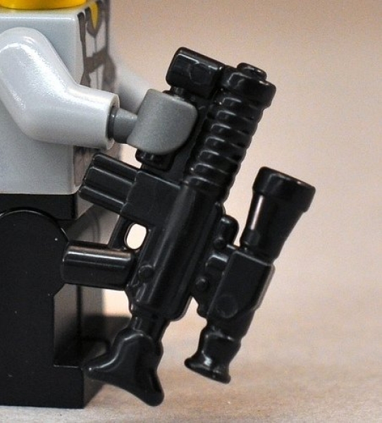 Brickarms Apoc SMG Gun black for LEGO figures