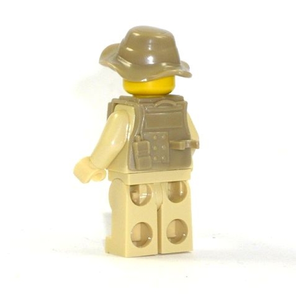 Custom Figure SWAT Police with weapen and much accessories made of LEGO bricks (Mini7.)