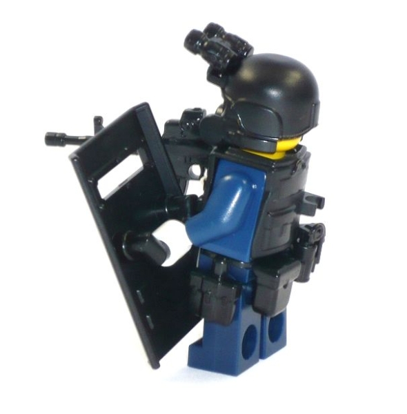 Custom Figure SWAT soldier made of LEGO bricks