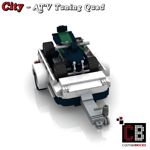 Custom instruction for Quad with trailer green for Mini 10242