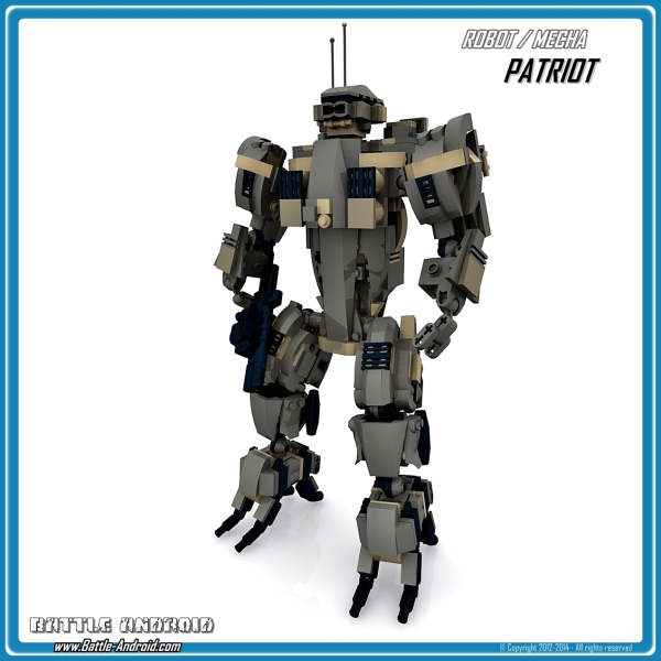 CUSTOM PDF Bauanleitung PATRIOT beige tan für LEGO® Steinen