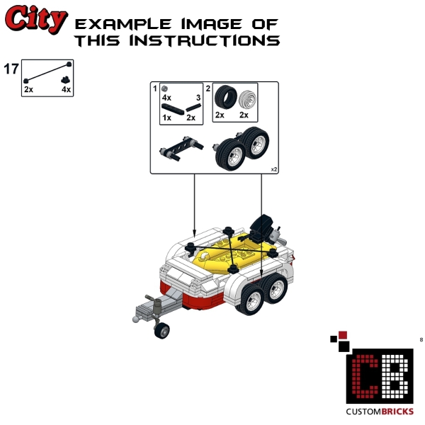 Custom instruction for T1-Bus Trailer with boat