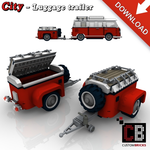 Custom instruction for T1 Luggage Trailer for 10220 T1