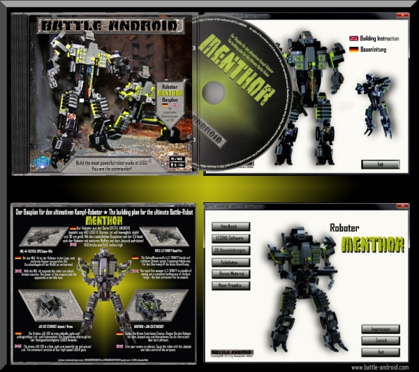 CUSTOM PDF Bauanleitung Menthorfür LEGO® Steinen auf CD